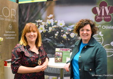 Sarah de Bock and Stefanie Desmet were at the fair on behalf of Microflor for their Viv Helleborus, "a true early bloomer".